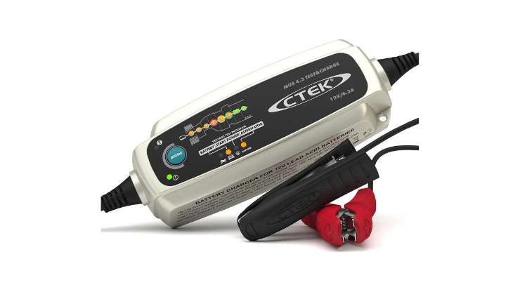 CTEK 56 959 Silver MUS 4.3 TEST CHARGE 12 Volt Fully Automatic Charger and Tester